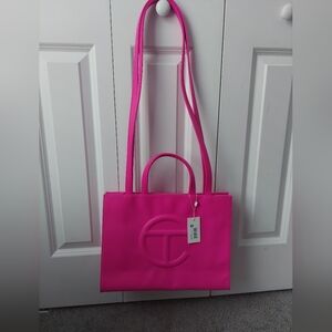 Telfar Hot Pink Tote Bag